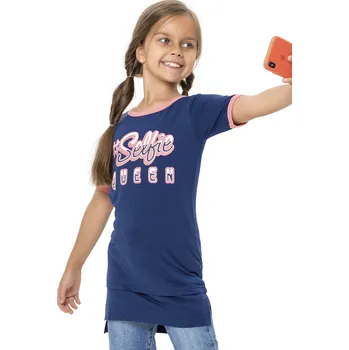 Dívčí šaty Winkiki Kids Wear Dívčí tunika Queen - navy Velikost: 146