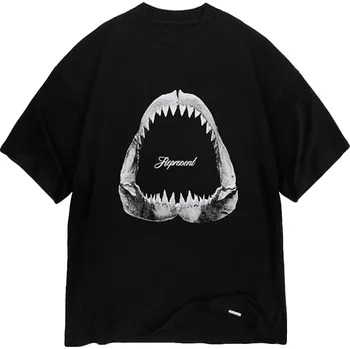 Pánské tričko Represent Shark Jaws T-shirt Off Black Velikost: XL M05237-171
