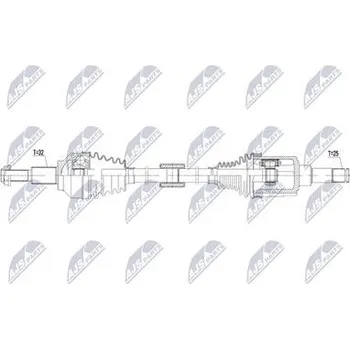 Hnací hřídel - poloosa NTY NPW-CH-178