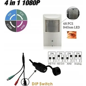 Bezpečnostní kamera SKRYTÁ KAMERA V POHYBOVÉM ČIDLE 2MPX AHD 4v1 IR PŘÍSVIT