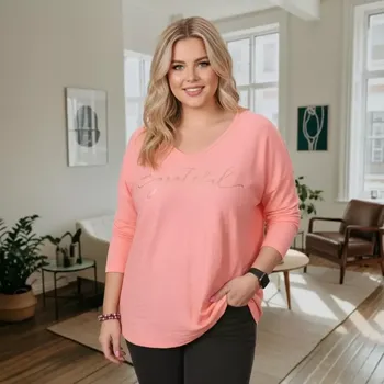 Dámské tričko Dámské lososové triko s dlouhým rukávem Anita moda uni velikost L-XXL U1396