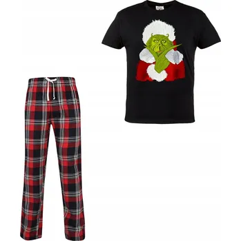 Pánské pyžamo Rule Out pánské pyžamo PI_SANTA500 krátký rukáv, velikost S