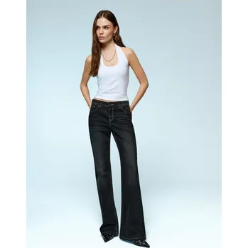Dámské džíny Džíny zvony s nízkým sedem - 38 - House - černá - 326IA-99J