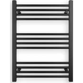 Radiátor Gamma Erga Puerto, topné těleso 800x600 mm, 384W, černá matná, ERG-LAV-GRZE-BK-6080