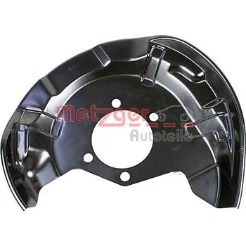 Brzdový kotouč Ochranný plech proti rozstřikování, brzdový kotouč METZGER 6115279