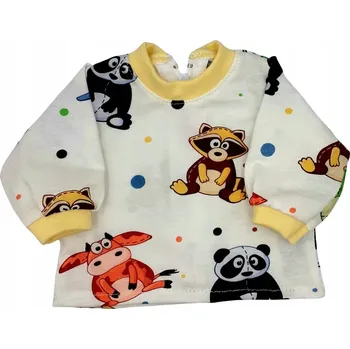 Halenka s motivem zvířátek pro panenku 42-44 cm