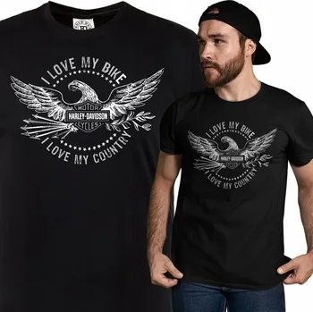 Pánské tričko PÁNSKÉ MOTORKÁŘSKÉ TRIČKO NA MOTORKU HARLEY DAVIDSON