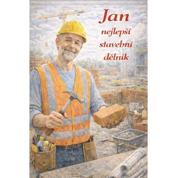 Plechová cedule Cedule - Stavební dělník - Plast / A5 ( 20x15cm) / 9. Industriální