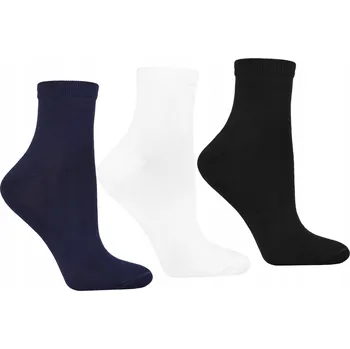 Dámské ponožky 3x Dámské Bambusové Ponožky 3/4 Krátké Bambusové Ponožky MORAJ velikost 38-41