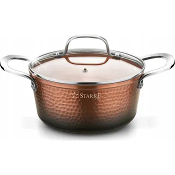 Hrnec HRNEC na Indukci i do TROUBY Masivní Starke Pro Glossy Copper 1,6 l 18 cm