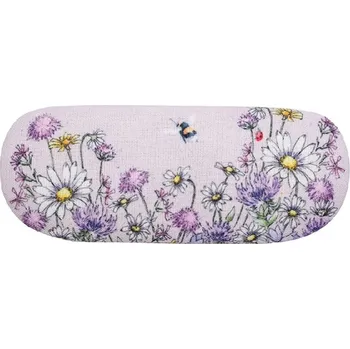 Pouzdro na brýle Wrendale Designs Pouzdro na brýle 6 x 16 x 4 cm fialové/včelka