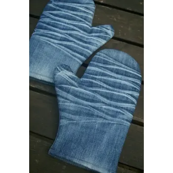 Chňapka CEDR Sada chňapek s riflovinou STRIPES 29 cm (Sada kuchyňský chňapek - riflovina)