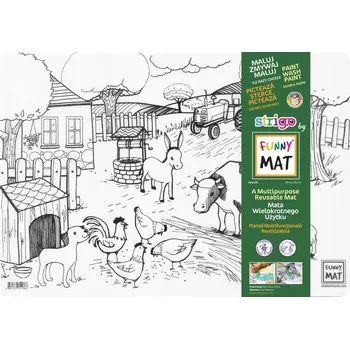 Obraz Transparentní podložka na mytí vodou Strigo by Funny Mat Život na farmě