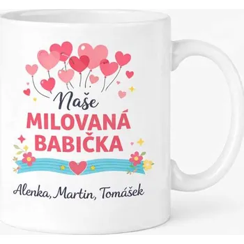 Hrnek pro babičku 3 - tmavě zelený