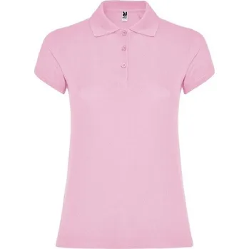 ROLY Polokošile STAR dámská krátký rukáv - AKCE! E6634-48-XXL 2XL Růžová světlá