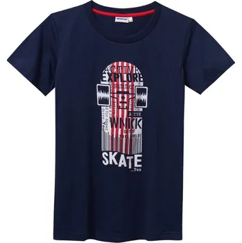 Chlapecké tričko Winkiki Kids Wear Chlapecké tričko Skate - navy Velikost: 152