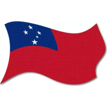 Vlajka Pelisport Vlajka Samoy vlající