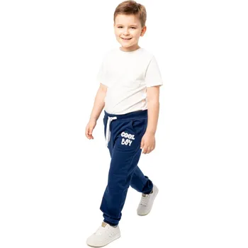 Winkiki Kids Wear Chlapecké tepláky Cool Boy - navy Velikost: 98