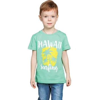 Chlapecké tričko Winkiki Kids Wear Chlapecké tričko Hawaii - zelená Velikost: 104