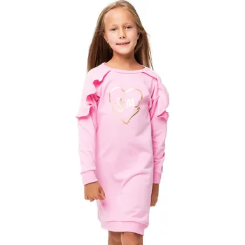Dívčí šaty Winkiki Kids Wear Dívčí šaty Star - růžová Velikost: 152