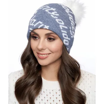 Čepice Marhatter Dámská pletená čepice - 9024 - džínsová