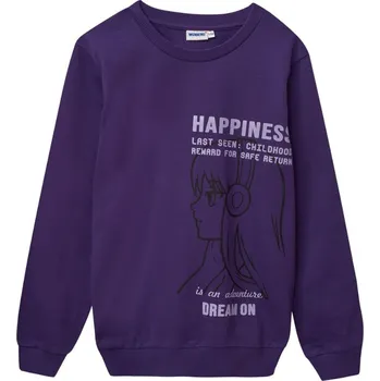 Dívčí oblečení Winkiki Kids Wear Dívčí mikina Dream On - fialová Velikost: 128