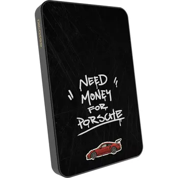 Powerbanka Picasee Powerbanka s MagSafe 5 000 mAh Šedá - Dark Racer