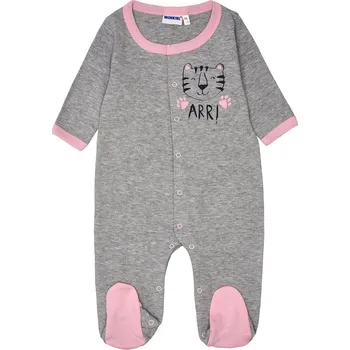 Kojenecký body Winkiki Kids Wear Dívčí dupačky ARRI - šedý melanž Velikost: 74