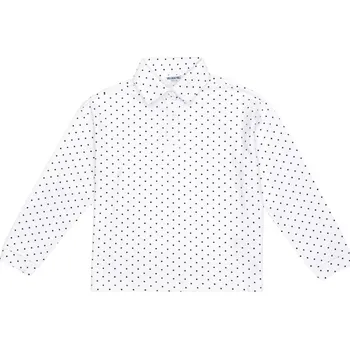 Dívčí tričko Winkiki Kids Wear Dívčí polo s dlouhým rukávem - bílá/černá Velikost: 128