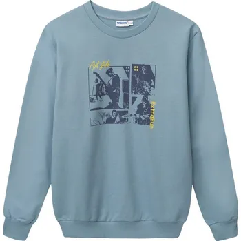 Winkiki Kids Wear Chlapecká mikina Art Style - modrá Velikost: 146