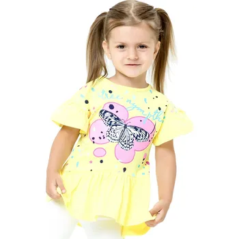 Dívčí tričko Winkiki Kids Wear Dívčí tričko Tree Nymph - žlutá Velikost: 122