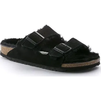 Dámské žabky Birkenstock Arizona dámské semišové žabky se shearling, 39 i476_73918941