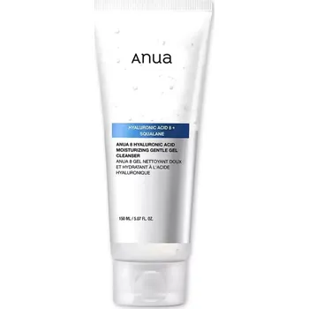 Přípravek na čištění pleti a oči Anua - 8 Hyaluronic Acid Moisturizing Gentle Gel Cleanser 150ml