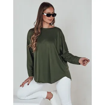 Dámská halenka Dámská halenka LOOSEFEMME oversize s přívěskem z RY2706 Barva: Zelená, Velikost: ONE SIZE