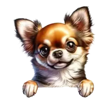 Nášivka Nažehlovací obrázek - pohled štěněte X (10,4 x 11,0 cm)