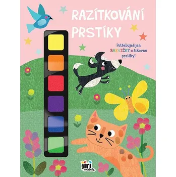 interaktivní kniha Jiri Models Razítkování prstíky Zvířátka