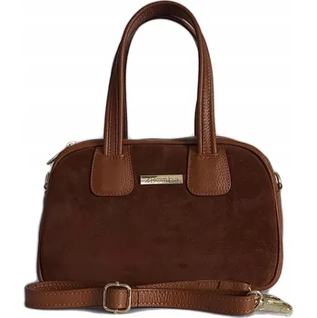 Kabelka La Bomba Vera Pelle kabelka z přírodní kůže, hnědá
