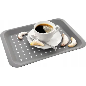 Servírovací tác šedý 33x23 cm