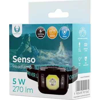 FOREVER LED čelovka se senzorem