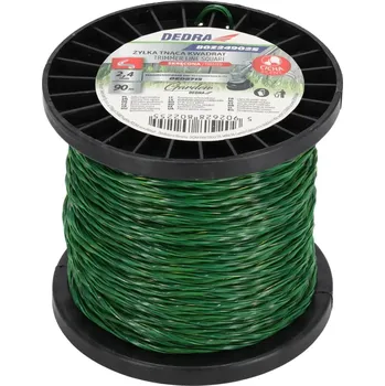 DEDRA-EXIM Řezný drát čtvercový pletený 2,4 mm x 90 m, cívka, DEDRA GARDEN 80Z24902S