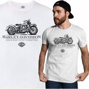 Pánské tričko PÁNSKÉ MOTORKÁŘSKÉ TRIČKO NA MOTORKU HARLEY DAVIDSON