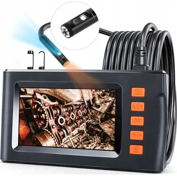 Bezpečnostní kamera Inspekční kamera P210D s 4,3" IPS LCD displejem, 8mm, duální kamera, 5m kabel