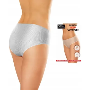 Kalhotky GATTA Kalhotky WINDY COMFORT bezešvé BÍLÉ M