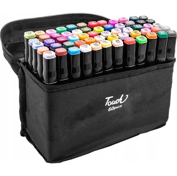 Lihové fixy oboustranné fixy popisovače fixy 60 barev pro děti