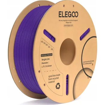 3D tisk ELEGOO PLA+ - 1,75mm - 1KG - Kartonová cívka - Fialová