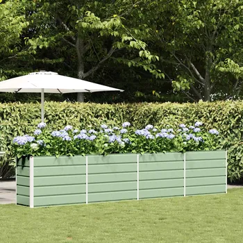 Pěstitelství Truhlík Pastelově zelená 480 x 50 x 45 cm Pozinkovaná ocel