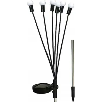 Venkovní osvětlení Solární lampa zapichovací Saska garden černá 72 cm 1 ks