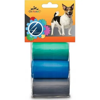 sáček na exkrement Sáčky na psí exkrementy 4DOG 3 ks