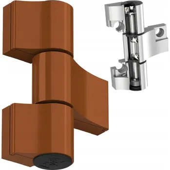 pant DVEŘNÍ ZÁVĚS JOCKER PRO PVC, TŘÍDÍLNÝ, 160KG, 67MM, ZLATÝ DUB RAL 8003