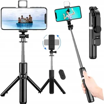 TYČ / TRIPOD PRO TELEFON S LED SVĚTLEM